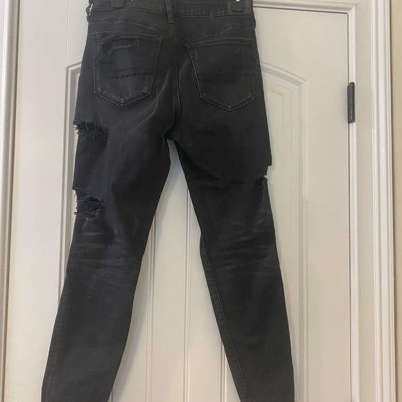 Black ripped skinny jeans - Picture 4 of 5